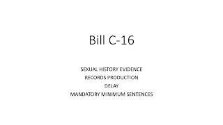 Bill C-16 Seminar