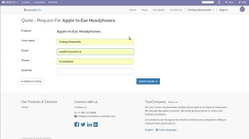 How to send Quotation of Products to Customer | Odoo Apps Features | #odoo #productquotation