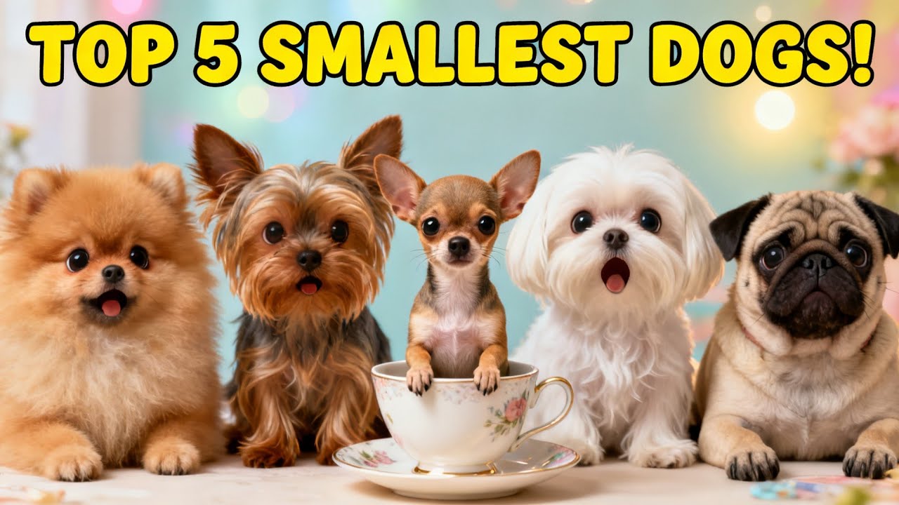 Top 5 Smallest Dog Breeds That Are Tiny but Full of Personality 🐶✨