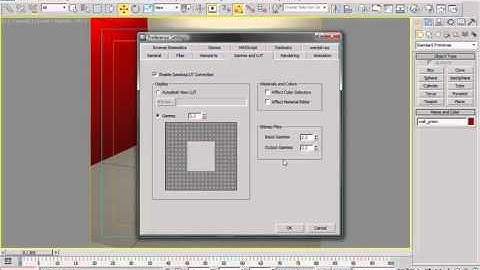 3ds Max  Applying gamma correction - Lynda Lighting & Rendaring tutorial,