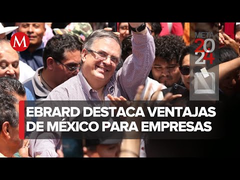 México es un país confiable y productivo: Marcelo Ebrard durante asamblea informativa en Monterrey