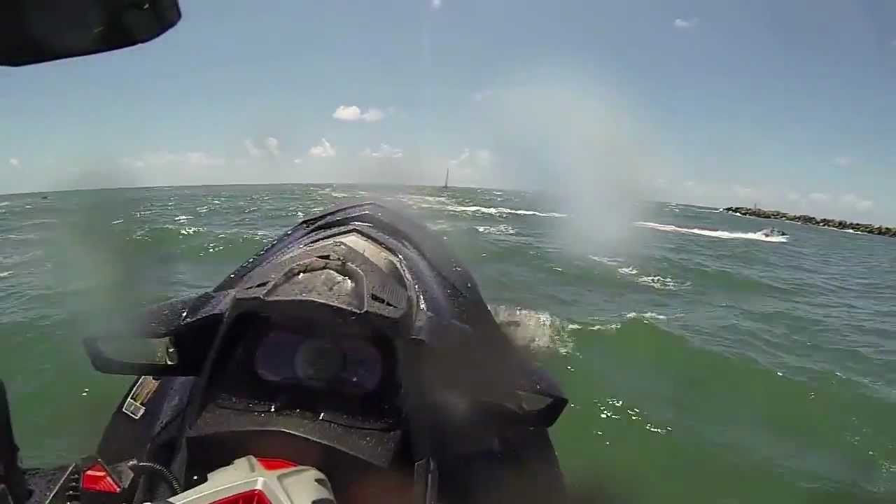 Jet ski wave jumping Sunday 10 Feb 2013 Part 1 of 3 YouTube