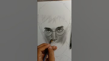 How to draw Harry Potter step by step 😍 #shorts