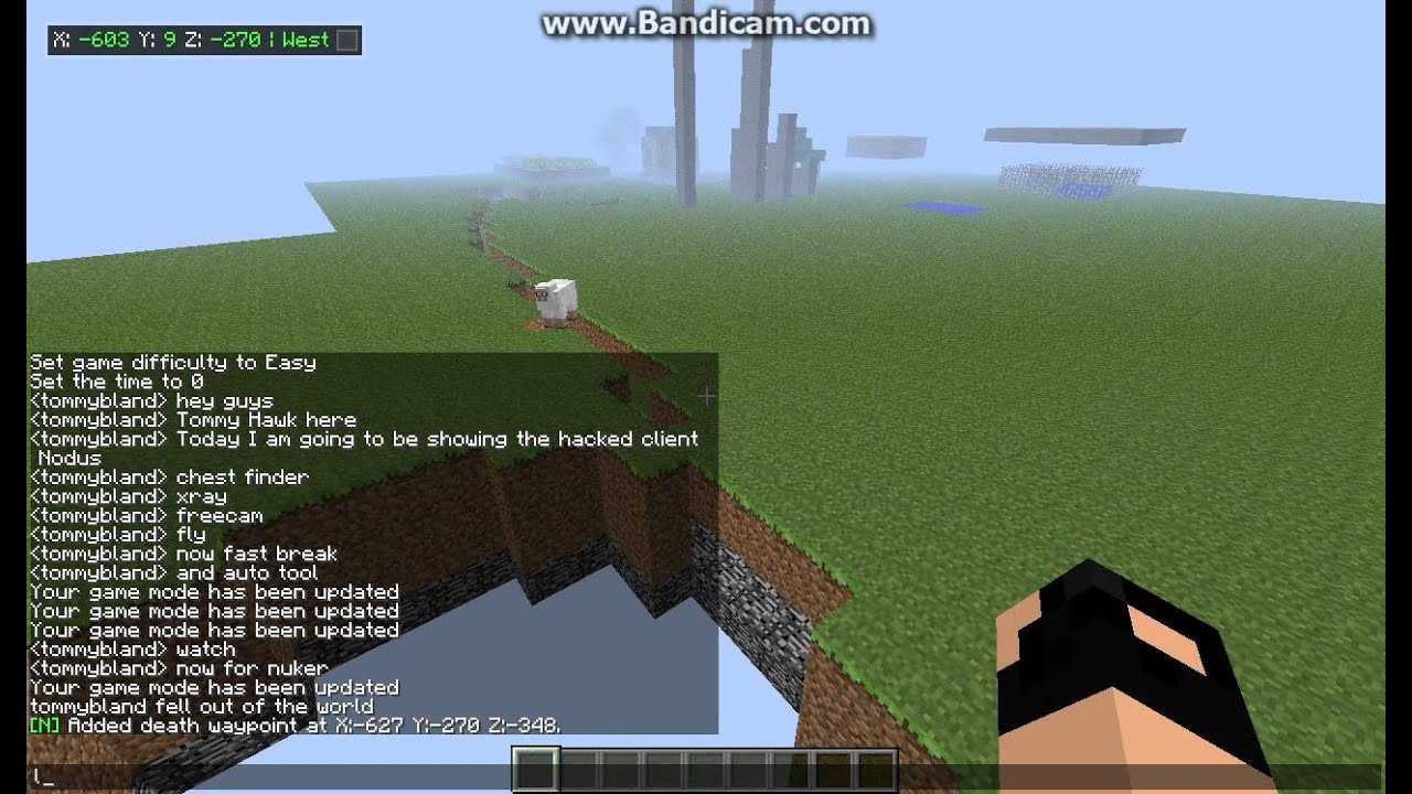 minecraft hacks nodus