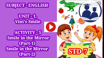 STD-7| English|Unit-1| Vini’s Smile|Activity-5|Sem-1|Explaination in Marathi