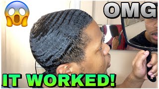 I Changed My HAIR TEXTURE Instantly COARSE TO MEDIUM 360 WAVES