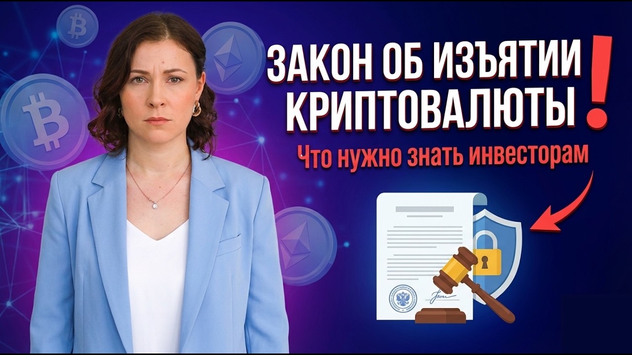 НОВЫЙ ЗАКОН: Криптовалюту теперь могут изъять! Как защитить свои активы?