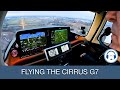 Flying the new cirrus sr22 g7