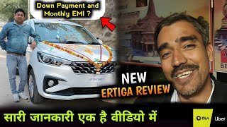 Suzuki Ertiga Down Payment and Monthly EMI | Hard Working driver Earning in Ola 2024 | #drivers #ola