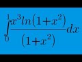 Evaluating this beautiful integral with 2 different approaches