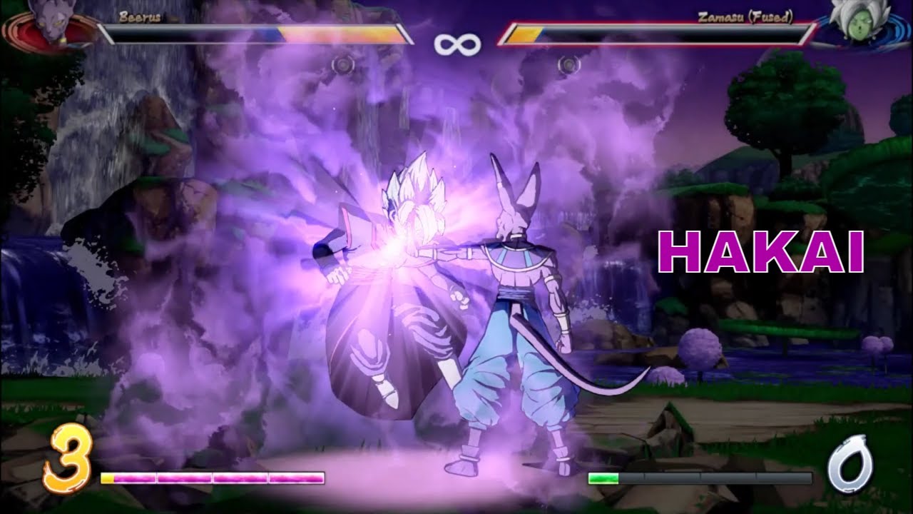 Beerus HAKAI's Zamasu In DB FighterZ!! YouTube