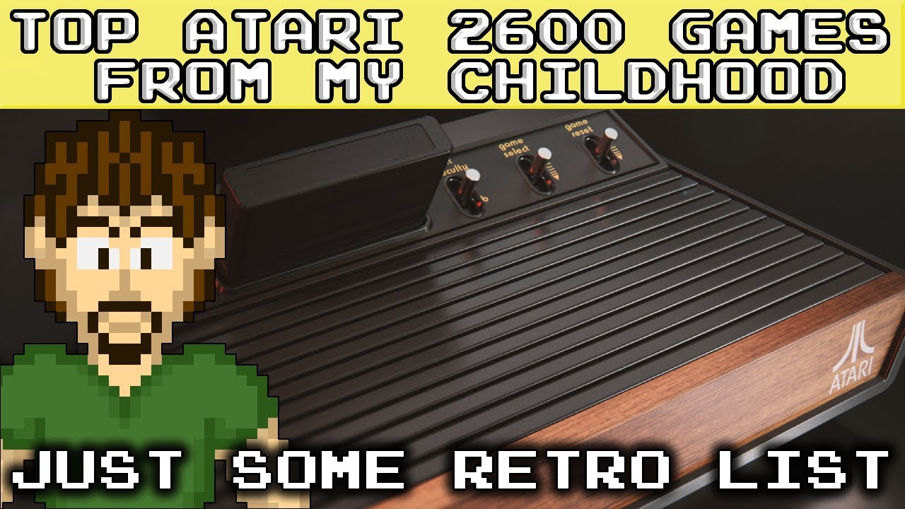 Top 10 Atari 2600 Games from my Childhood - Just Some Retro List