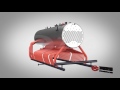 Dzl chain grate boiler structure demo animation