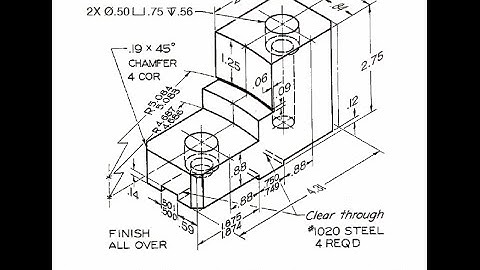 Inventor Tutorial with Isometric Sketches – Advanced part 3 multi-views