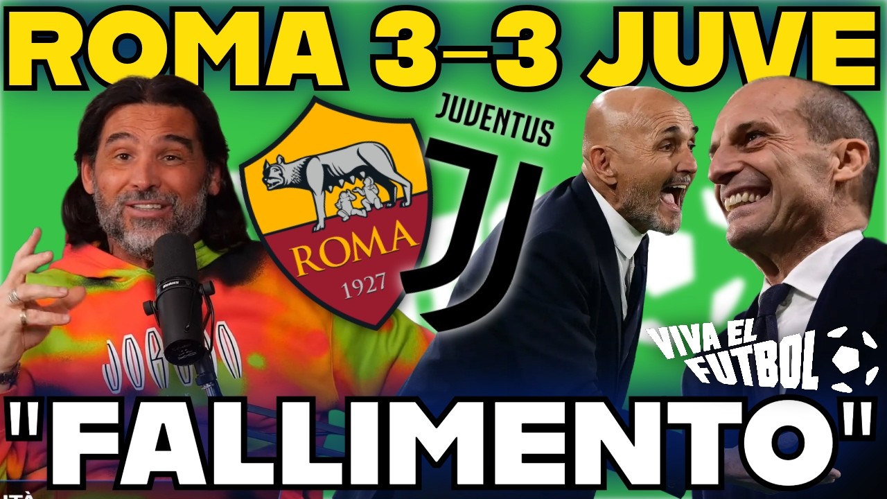 ADANI SBUGIARDA ALLEGRI su ROMA-JUVE 3 3: