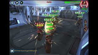 SWGOH, TW: Jawas (Chief Nebit Omicron) vs Geonosians (Poggle Omicron)