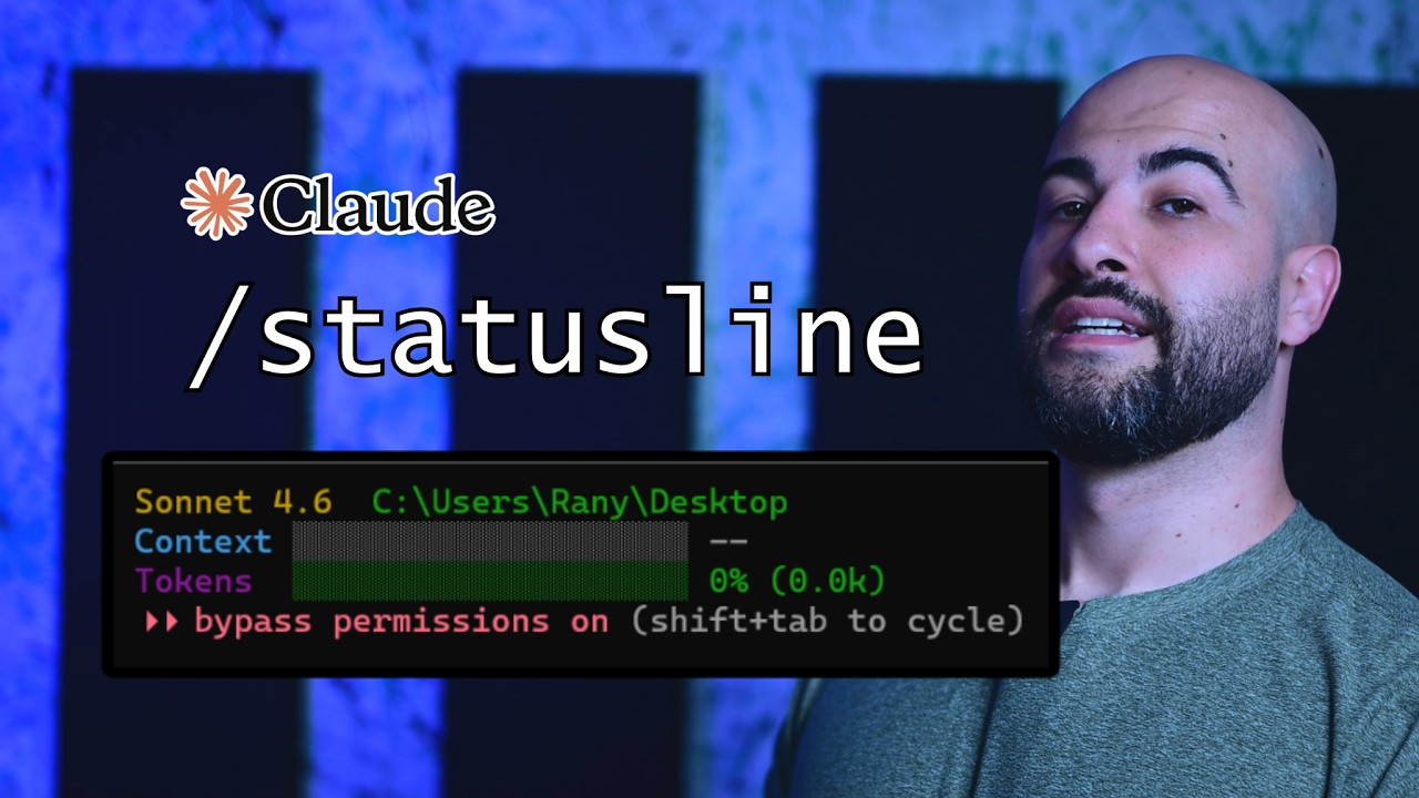 Claude Code statusline | תעשו לעצמכם אחד כזה - YouTube
