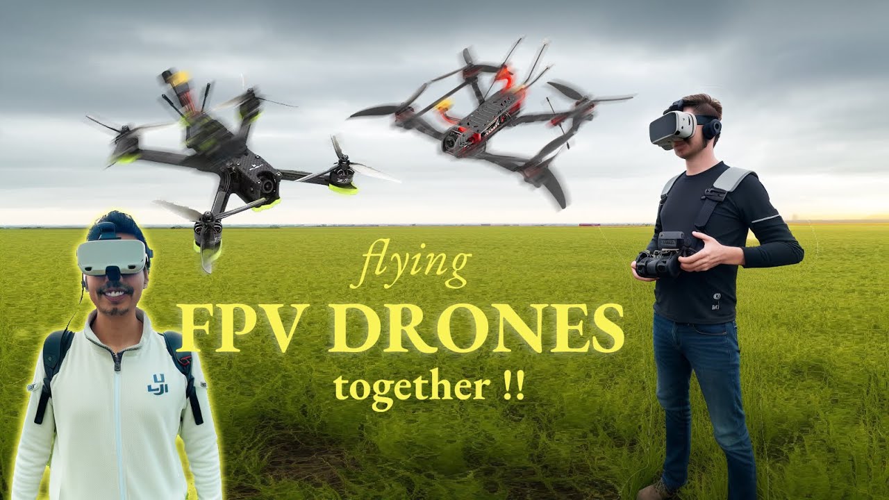 i flew FPV DRONE with a friend. HOW did it GO? - Weekly Hobby VLOG