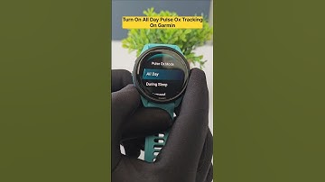 Garmin Pulse Ox Settings | All Day Mode