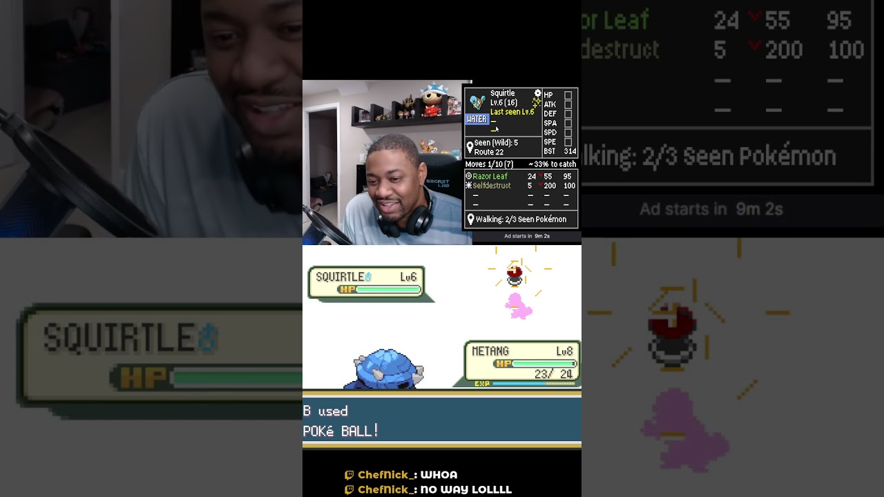 shiny squirtle blows up | #broshi89 on #Twitch