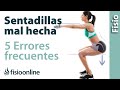 ¿Sentadilla mal hecha? 5 errores típicos al realizar este ejercicio