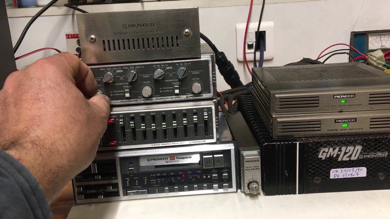 Restauration Pioneer KEX33 +GM120+CD9+CD646+CD606+GM40+GM4 X2