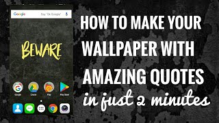 How to make a wallpaper with quotes | how to make a amazing wallpaper | amazing wallpaper | Quotes screenshot 5