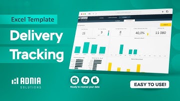 Delivery Tracking Excel Template | Manage Shipments & Orders Easily