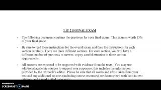 Details LIT 210 Exam Review News