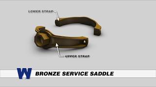 Bronze Service Saddle - WaterworksTraining.com