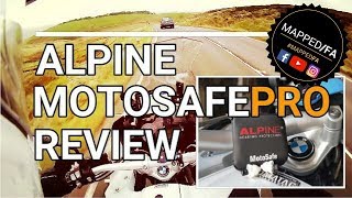 MAPPED - ALPINE MOTOSAFE PRO Earplug REVIEW