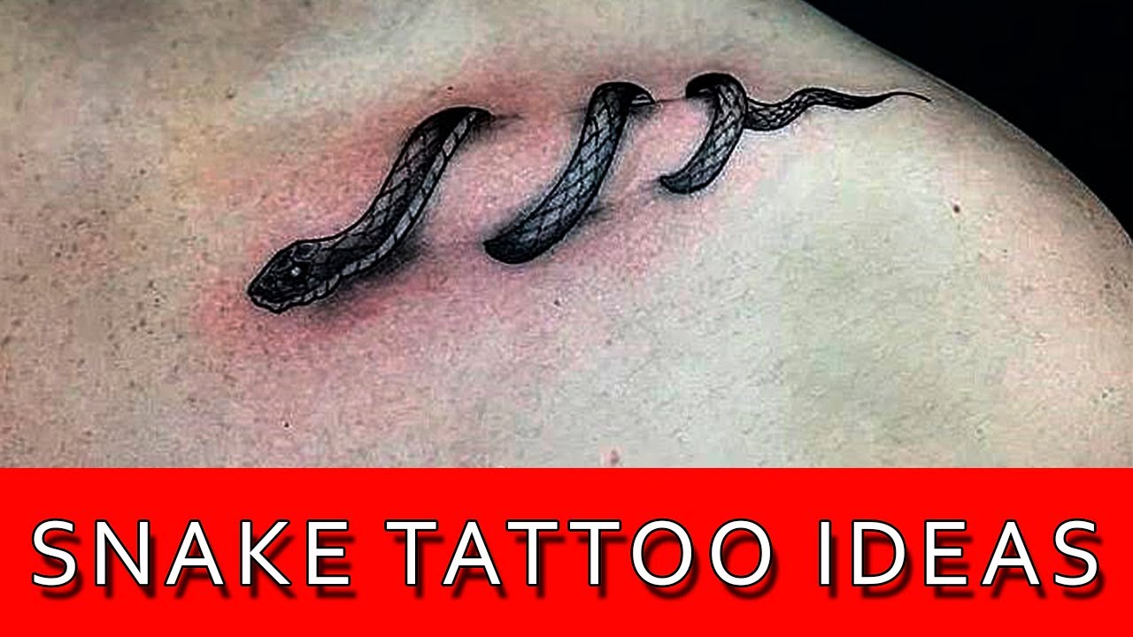 I love simple black tattoos and I want a snake or something similar any  other ideas  rTattooDesigns