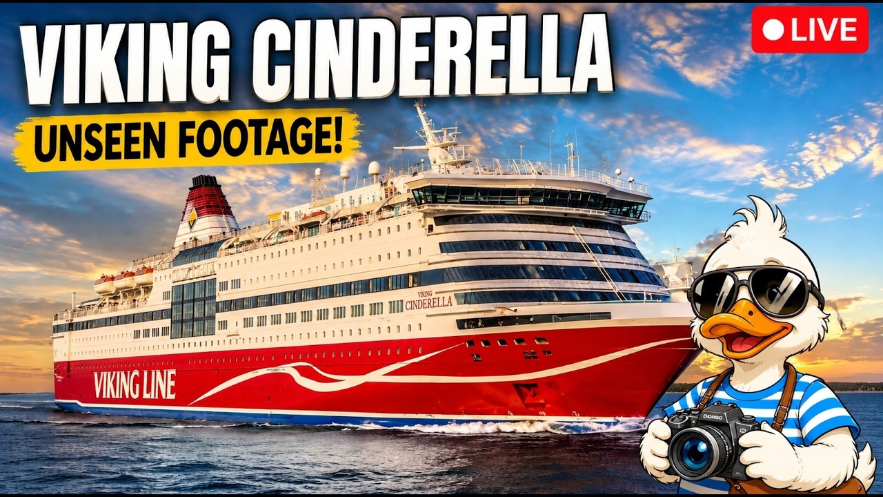🚢🇫🇮 LIVE: Viking Cinderella – Cruise Ship Tour & Baltic Sea Journey | Unseen Footage