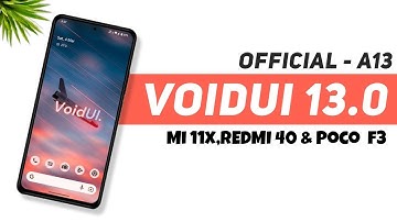 VOID UI Andorid 13 For Mi 11x | TWRP | Installation & Review | Best performance Rom