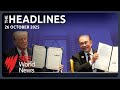Thai-Cambodia peace deal signed | Trump optimistic on Gaza ceasefire | Milei’s electoral test