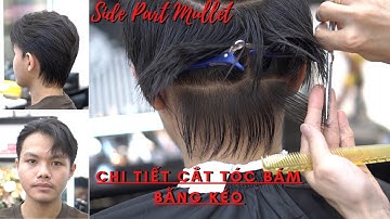 Hướng Dẫn Siêu Chi Tiết Qui Trình Cắt Tóc Bám Trên Phom Tóc Side Part Mullet | TUẤN BARBER SHARING