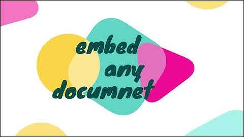 Cara menambah plugin Embed Any Document