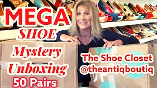 MEGA Shoe Mystery Unboxing 50 Pairs To Sell On Poshmark