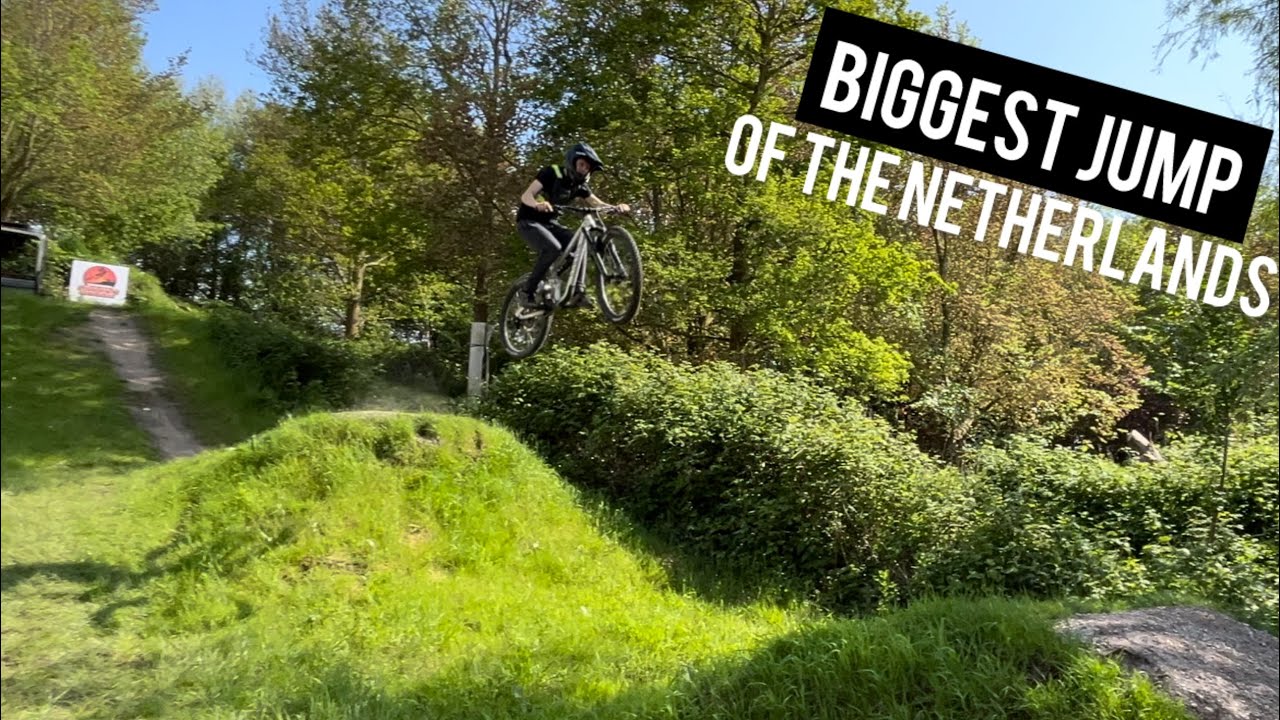 THE BIGGEST (official) JUMPLINE of the NETHERLANDS - bikepark Spaarnwoude