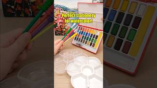 Perfect stationery for watercolor! #shorts screenshot 3