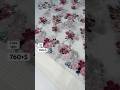 Weightless Chiffon Floral Digital Print With Weaving Border &amp; Tussle On Pallu &amp; Printed Blouse