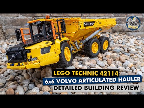 LEGO Technic 42114 6x6 Volvo Articulated Hauler detailed building review