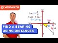 Find Bearings using Distances - VividMath.com