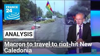 Macron to travel to riot-hit New Caledonia • FRANCE 24 English