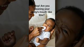 5 Easy tricks that finally helped me clean my Baby's Mouth#newborn#baby#babyoralcare#newMomtips#tips