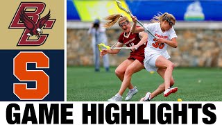 #3 Boston College vs #4 Syracuse Women's Lacrosse Highlights | 2024 ACC Lacrosse Championship