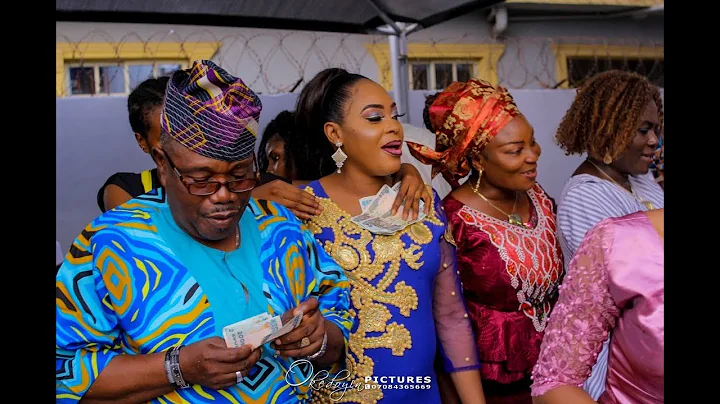 Veteran Yoruba actor steps in and greet Jide Kosoko,Ayo Adesanya at Sola Kosoko baby ceremony