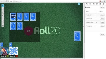 Roll20 Tutorials - Card Decks