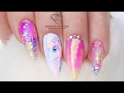 Neon pigments nail art. Nail ideas with pigments. Neon summer nail art with  pigments. Summer nails 