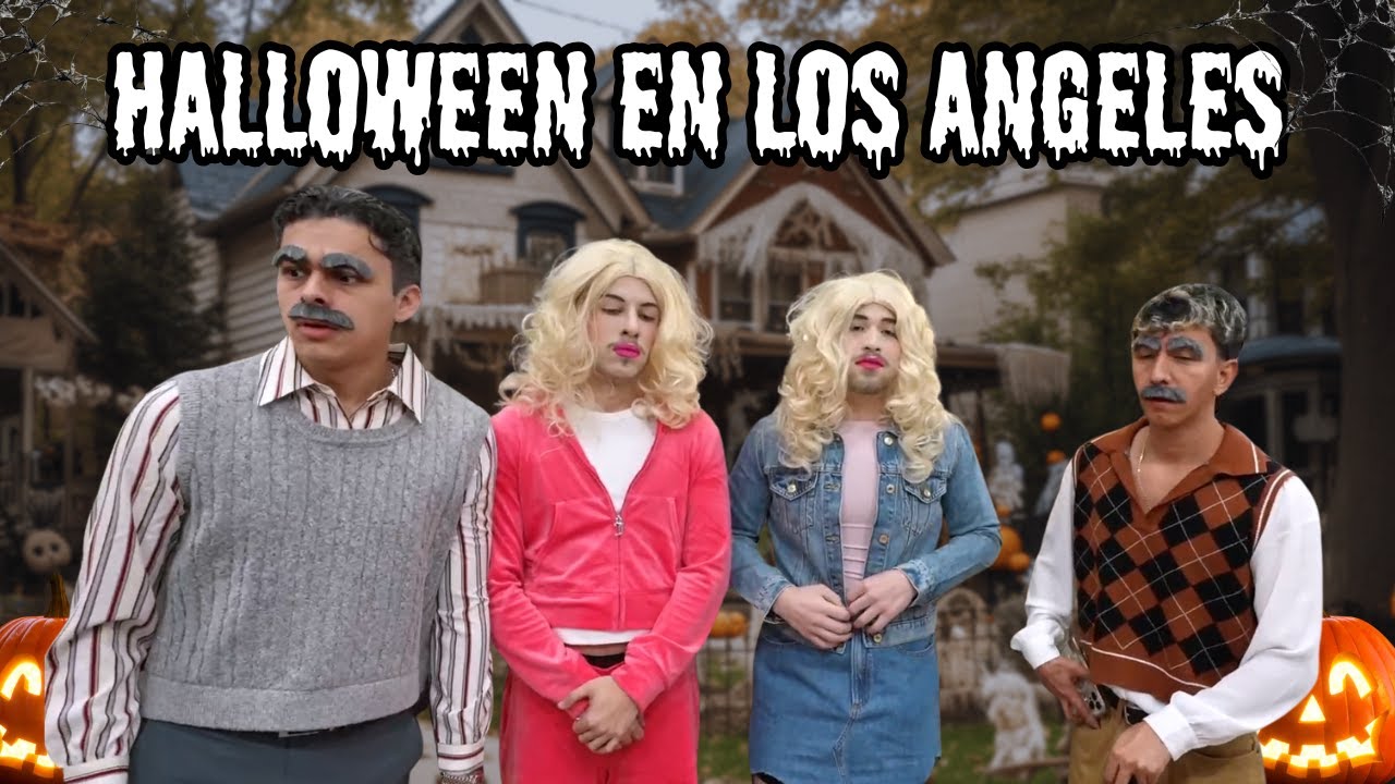 LONCHE, WILITO, SAMULX Y CHANTY POR LAS CALLES NOCTURNAS EN HALLOWEEN - LOS ANGELES🎃👻